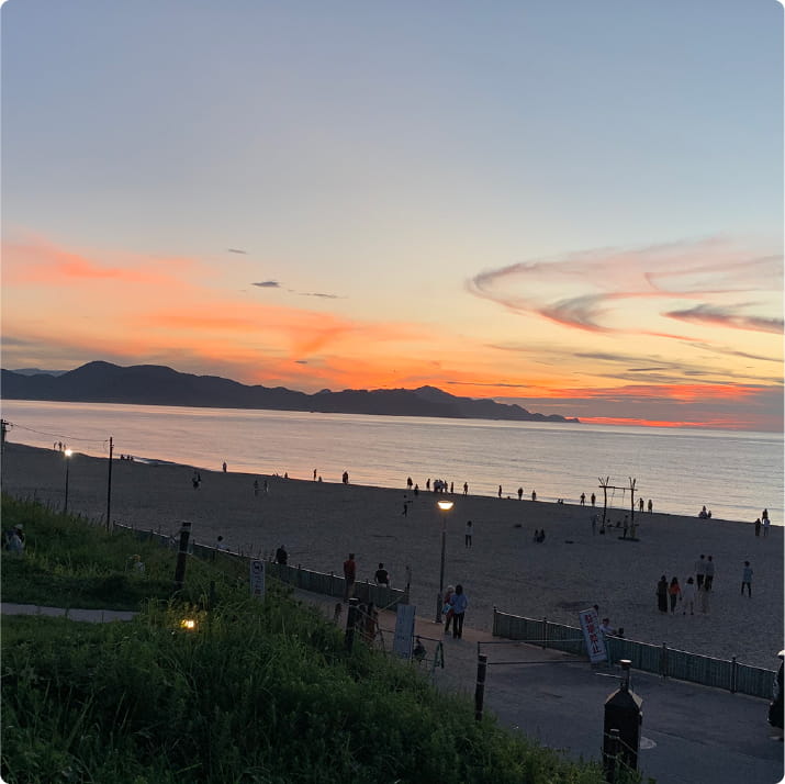 夕日ヶ浦　泊