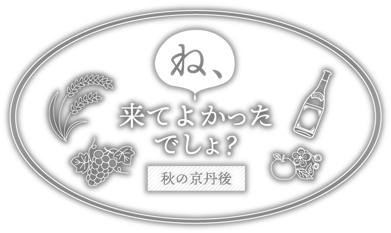 ね、来てよかったでしょ？〜秋の京丹後〜