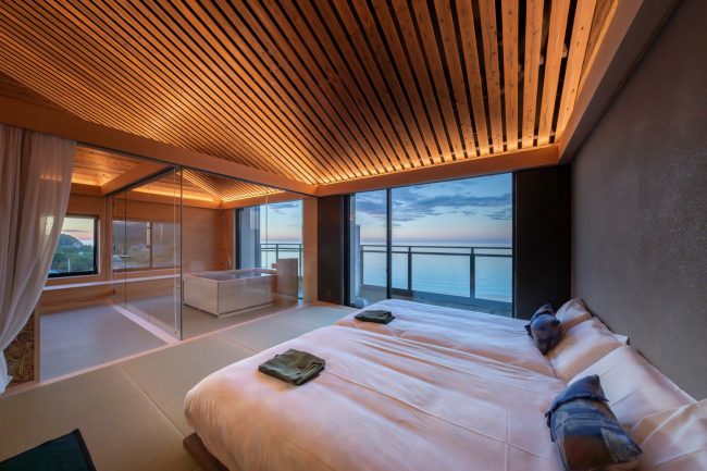 オーシャンビュー・温泉展望風呂付特別室/別湯「楽」