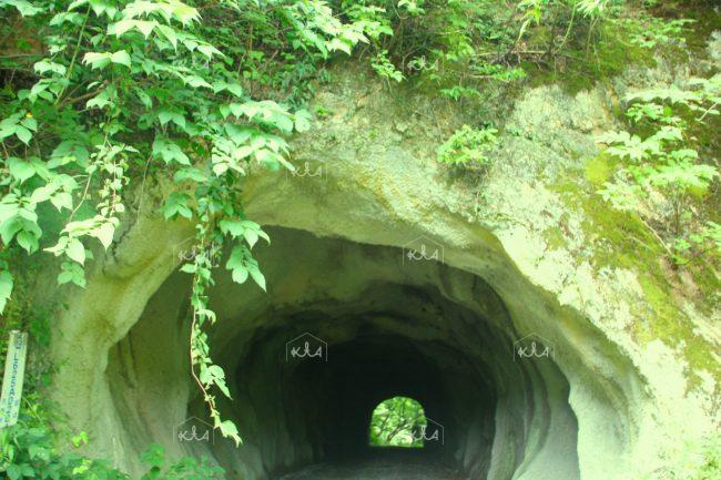 Hand digging tunnel